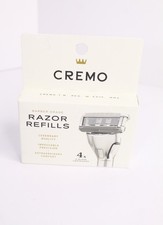 Cremo Barber Grade Men's 5 Blade Razor Refills 4 Cartridges Comfort Strip NIB