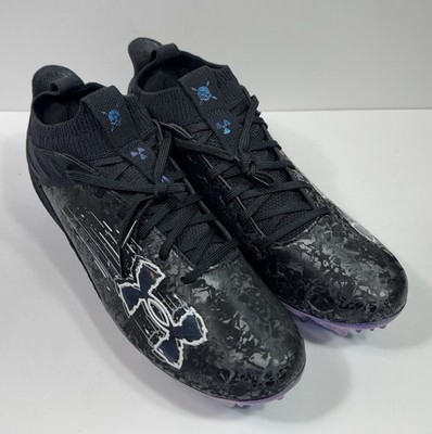 Under Armour Blur Smoke Suede 2.0 MC Football Cleats Mens Sz 8.5