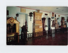 Postcard A collection of clocks Spillville Iowa USA