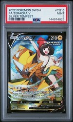 Zeraora V TG16/TG30 Silver Tempest Trainer Gallery Holo Ultra Rare