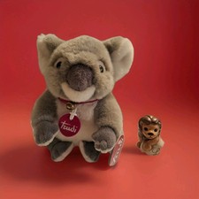 🐨🦁Trudi Peluche Koala+ Statuina Leo Thun Originali - Peluche- Soprammobili 