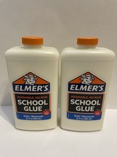 Elmer's Washable Liquid School Glue 32 oz. White Lot of 2 