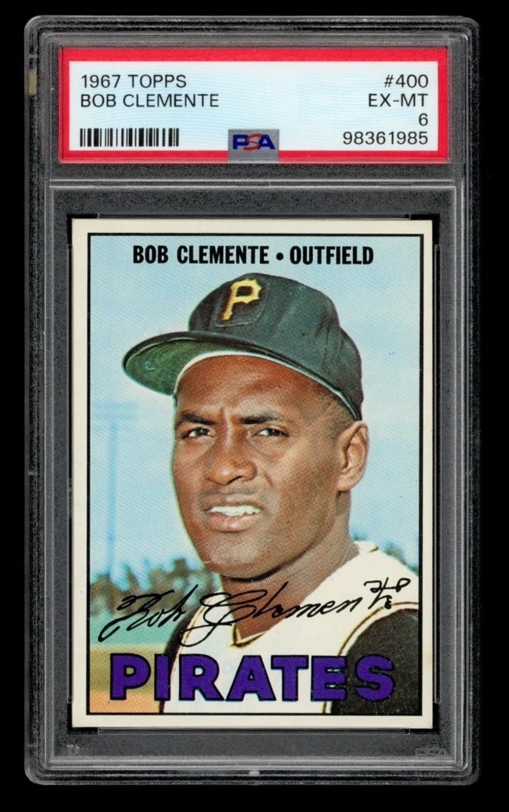 1967 TOPPS #400 BOB CLEMENTE PSA 6