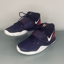 Nike Kyrie 6 Basketball Shoes Kids 7Y Purple Mid Top Sneakers BQ5599-500