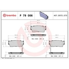 Plaquette de frein Suzuki X90