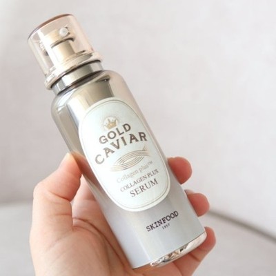 SKINFOOD Gold Caviar Collagen Plus Serum 40ml Anti-Aging Creme Koreanische Ko...
