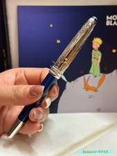 Montblanc The Little Prince Deep Blue Embossed Ballpoint Pen