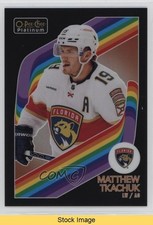 2023 O-Pee-Chee Platinum Retro Pack Wars Black Variant Matthew Tkachuk READ 1sh9