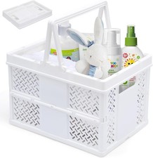 Portable Plastic Shower Caddy with Handle - Multi-Functional Organizer for Dorm,