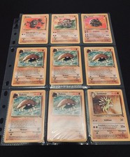 Pokémon Karten Sammlung Base Fossil (36 Stück)