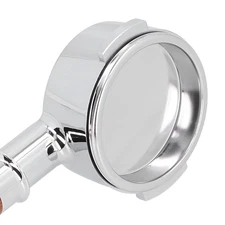 (Red Rosewood)58MM Coffee Machine Handle Bottomless Filter Holder Portafilter