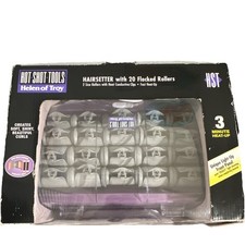Helen of Troy Hot Shot Tools Hairsetter 20 Hot Rollers Fast Heat-Up Purple