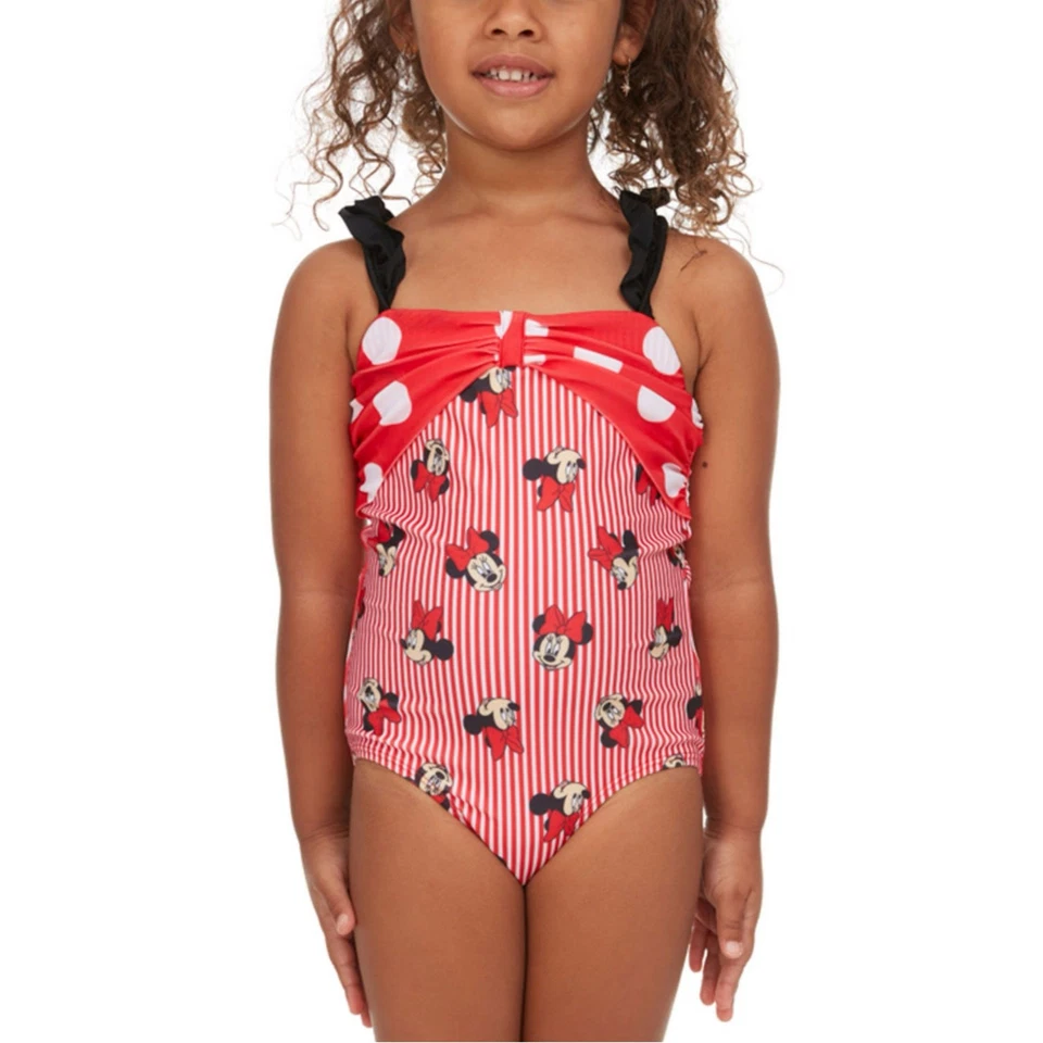 Disney Minnie Mouse  Toddler Girl's 2-Piece Coverup and Swimsuit Set NWT Size 3T - Image 3 of 4