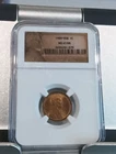 1909 VDB Lincoln Wheat Cent – NGC MS63 RB – Key Date – Certified Uncirculated