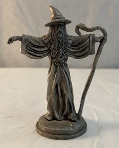 1979 Elan Merch GANDALF Lord Of The Rings Fine Pewter Figurine 3”