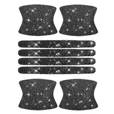 8pcs Bling Car Door Handle Protector Stickers,Crystal Rhinestone Glitter Car ...