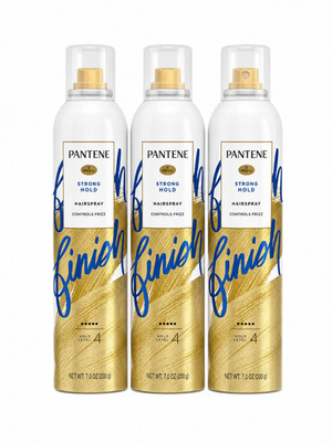 3 Pack - Pantene Pro-V Strong Hold Hairspray, Level 4 Frizz Control, 7oz