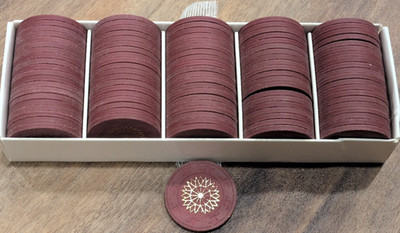 Wine Paulson Starburst Poker Chip Rack (100 chips)