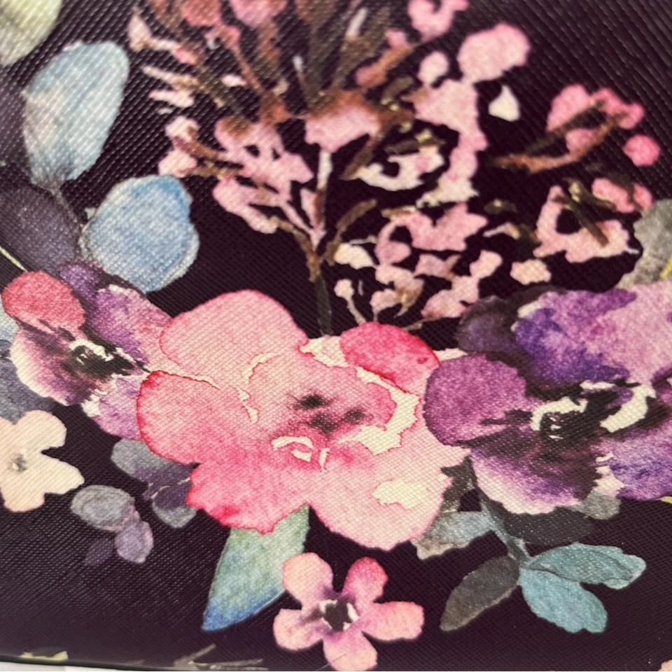 Bolso Bandolera STEVE MADDEN Marylin Floral Cuero Vegano Mediano Púrpura Foto 4 de 4