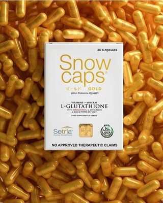 SNOW CAPS Gold L-Glutathione 30capsules.1pc   Original&Authentic 