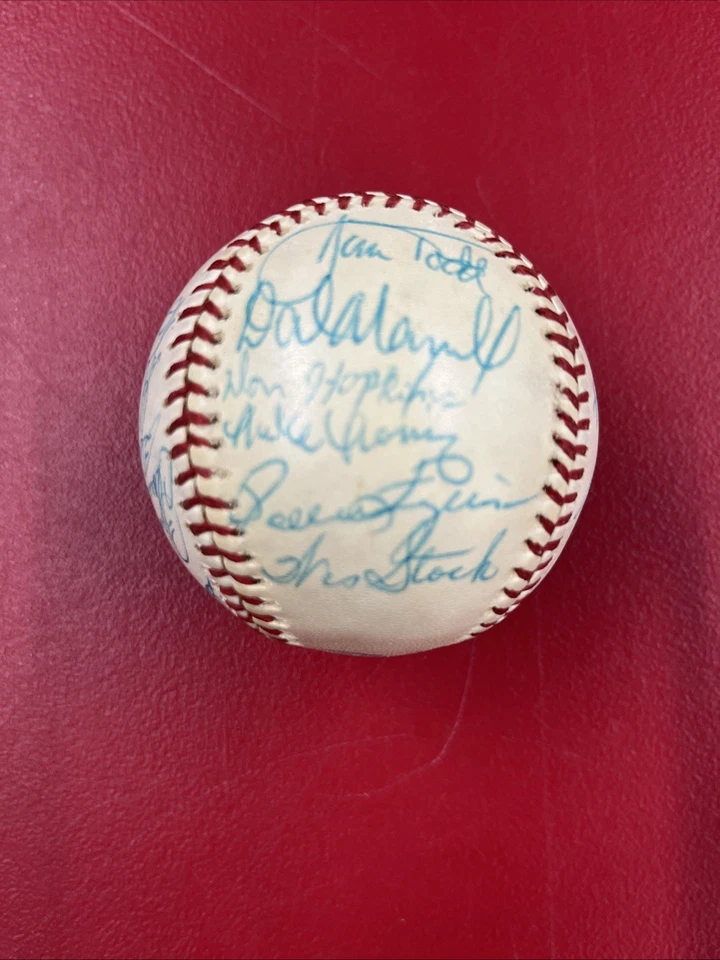 Oakland Athletics Signed 1975 Team Baseball 27 Signatures JSA LOA Reggie Jackson - Image 3 of 4