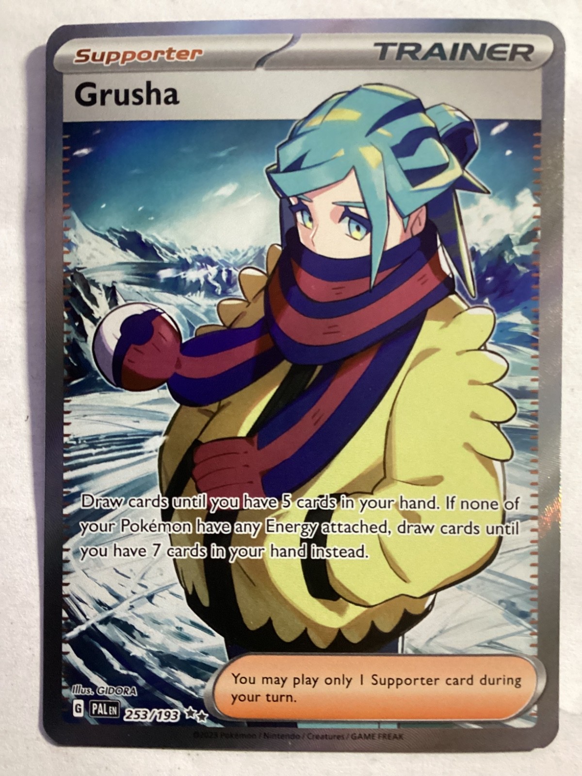 Pokémon TCG Grusha Scarlet & Violet - Paldea Evolved 253/193 Ultra Rare NM/M