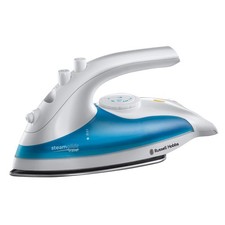 Russell Hobbs Dual Voltage Steam Glide Travel Iron, 830W, 80ml Tank
