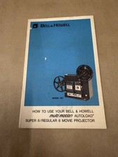 Bell  Howell Multi Motion Autoload Super 8 Regular 8 Projector Manual 467