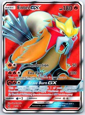 Entei GX (Full Art) Ultra Rare Shining Legends Holo 71/73 LP on eBay