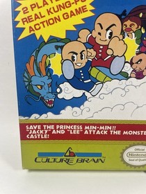Kung Fu Heroes - Nintendo NES 1988 (CIB) Complete in Box W Manual 