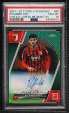 Ricardo Pepi Chrome Bundesliga 2021 Green Refractor /99 Auto