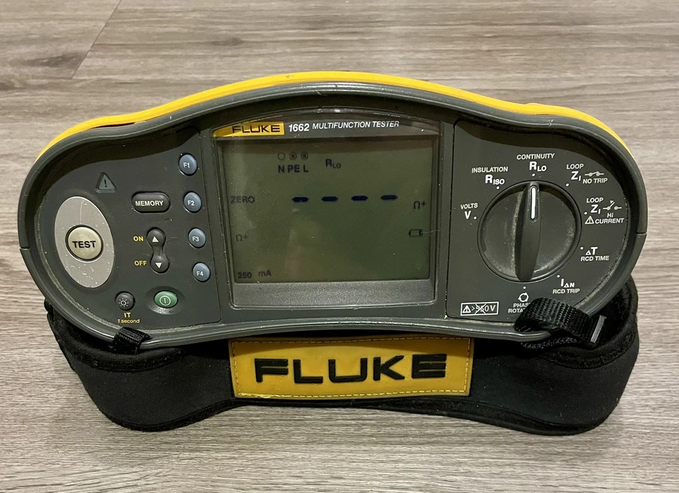 Fluke 1662 Multifunction Installation Tester boxed test leads not calibrated  - Image 2 of 4