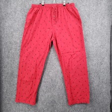 Polo Ralph Lauren Pajama Pants Mens L Large Red Sleepwear Lounge Allover Logo