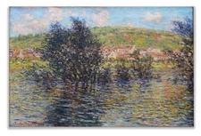 Canvas Vetheuil Near Lavacourt 1879 By Claude Monet Prints Wrapped Gallery Wall 