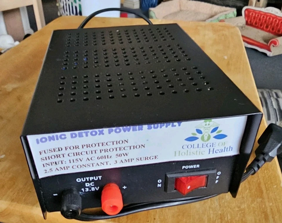  Fuente de alimentación de baño de pies desintoxicación iónica protección contra cortocircuitos 115V CA 60Hz 50W  Foto 2 de 3