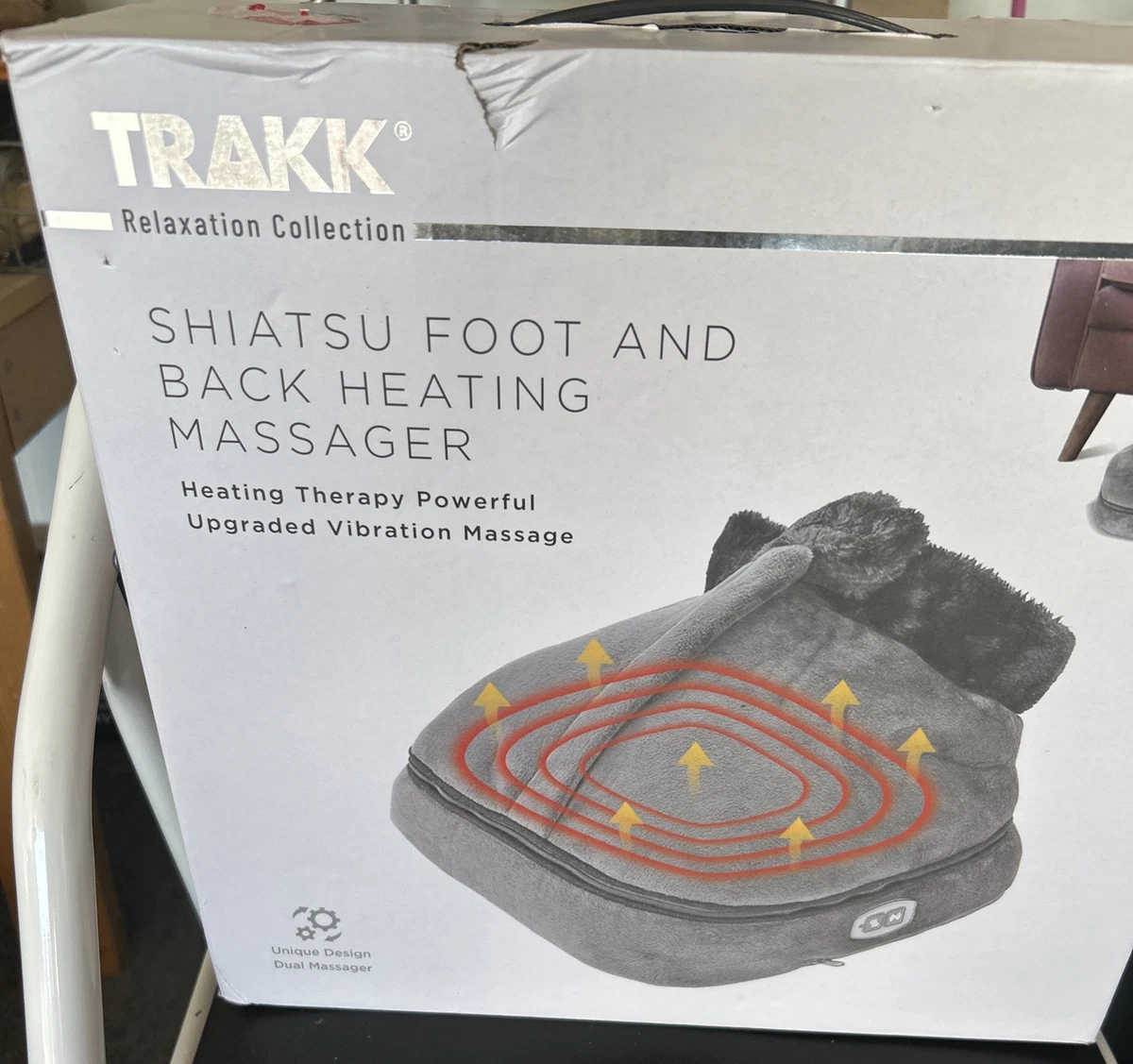 Trakk Shiatsu Foot and Back Heating Massager | eBay