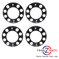 22.5" TRUCK STEEL BLACK COATED HOLLOW TYPE WHEEL TRIM COVER 4PK