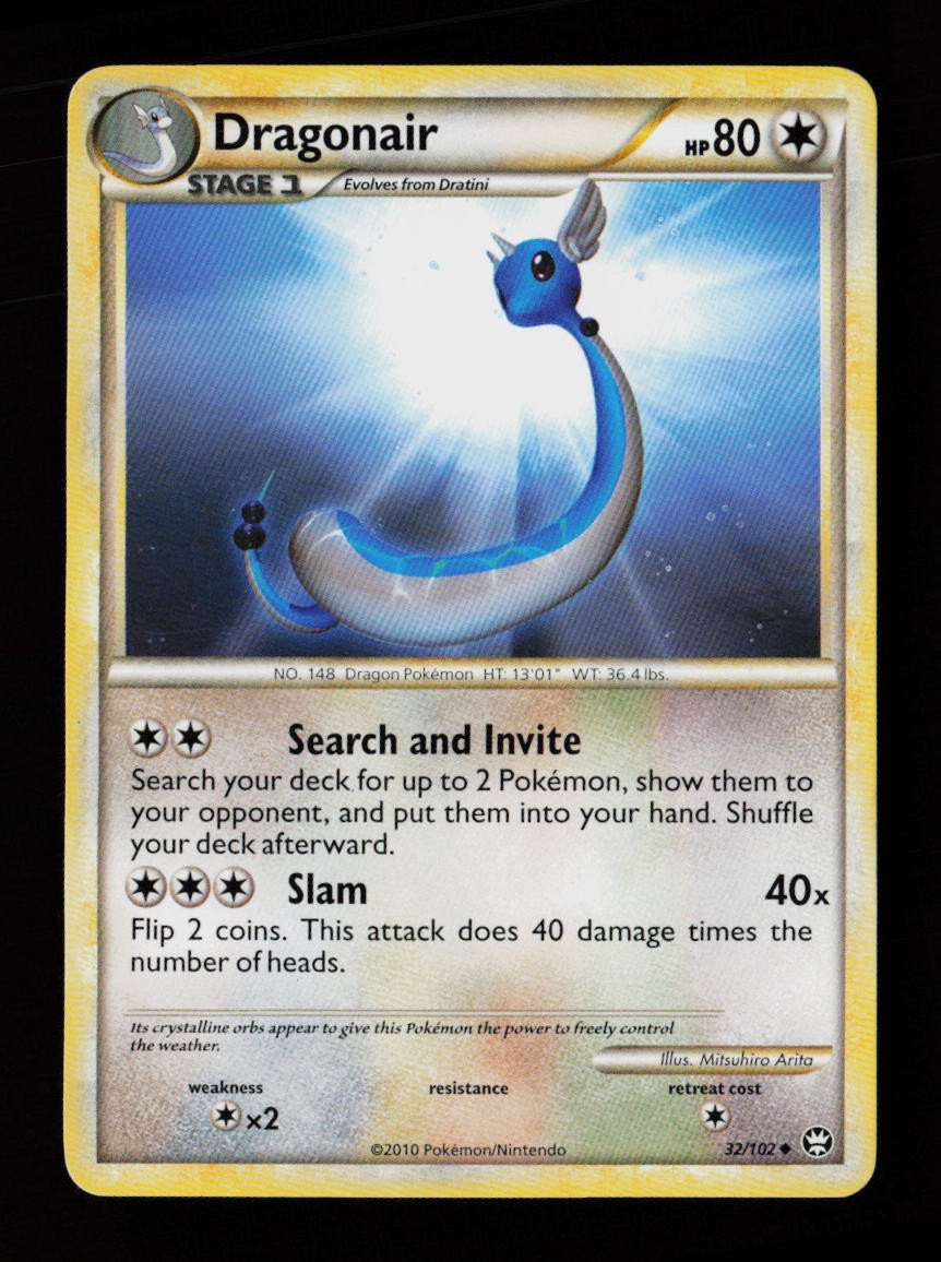 Dragonair 32/102 Uncommon HGSS Triumphant Pokemon Cards