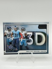 2020 Panini Score Jurrell Casey Kevin Byard Logan Ryan 3D #3D-LKJ Titans