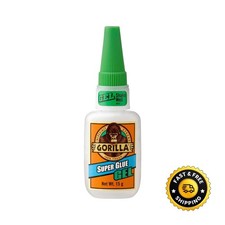 Gorilla Super Glue Adhesive Gel Strong Bond Instant Clear Fast Dry 3g 6g 15g 25g