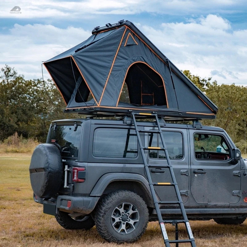 Hardshell Roof Top Tent Camping Tent RTT w/Ladder for SUV Jeep