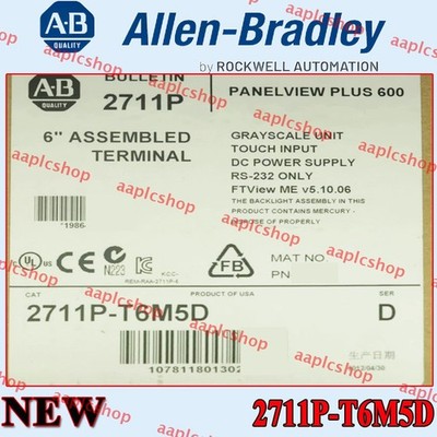 Sealed Original AB 2711P-T6M5D AB PANEL VIEW PLUS 600 2711P T6M5D Free Shipping