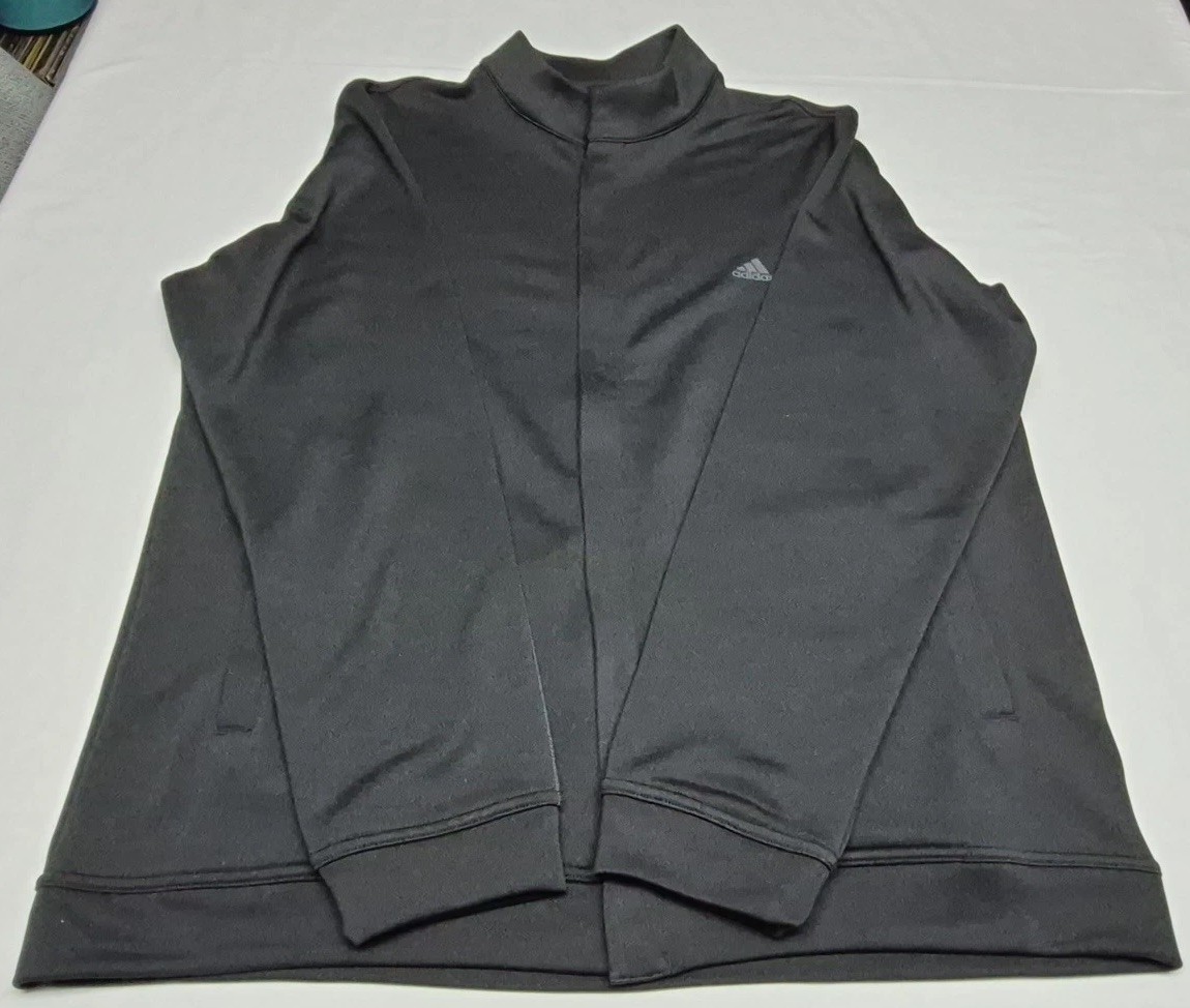 Adidas Men's Golf Jacket~Full Zip~Sz Large~Black~NWT thumbnail 4