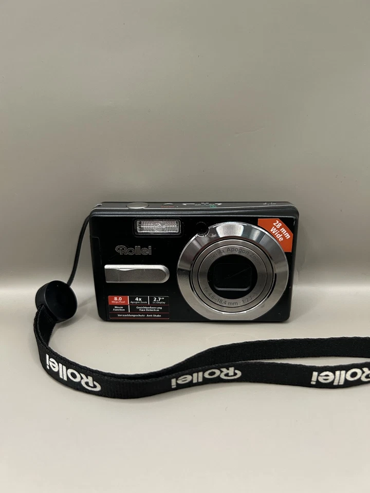 Rollei RCP-8427XW Kamera schwarz 8MP Digital Kamera Compact ungetestet Bastler