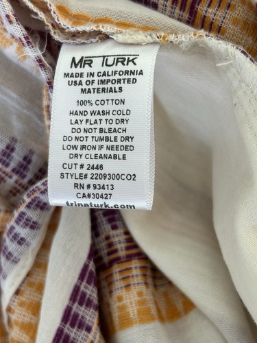 MR TURK Herren Kaftan Long Lounge Pullover Kapuze Knopf S/M 100% Baumwolle Taschen - Bild 7 von 9