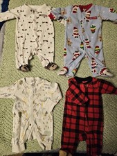 Newborn Sleepers For Boys lot of 4. 0 months