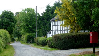 Foto 6x4 Bearwood schwarz-weiß Bearwood\/SO3856 Ein Weiler im berühmten c2016