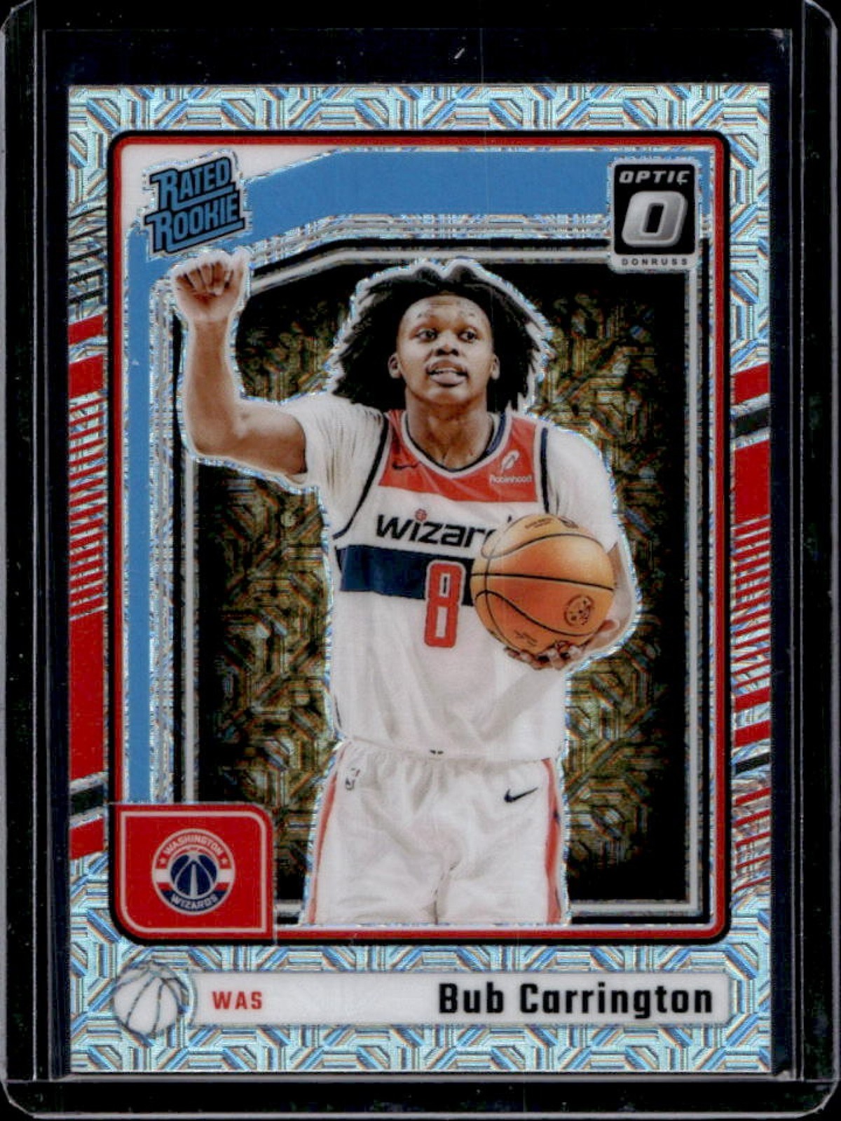 2024-25 Donruss Optic Bub Carrington Rated Rookie Choice RC #273 Wizards