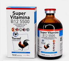 Tornel Super Vitamina B12 5500 Poultry Supplement for Chickens, 100 mL