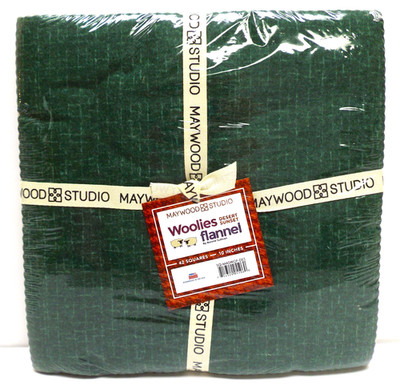 MAYWOOD STUDIO Woolies DESERT SUNSET Cotton Flannel 10'' Square 42 Pcs Layer Cake